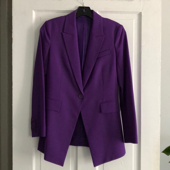 Theory Good Wool Electric Purple suit - Picture 3 of 8